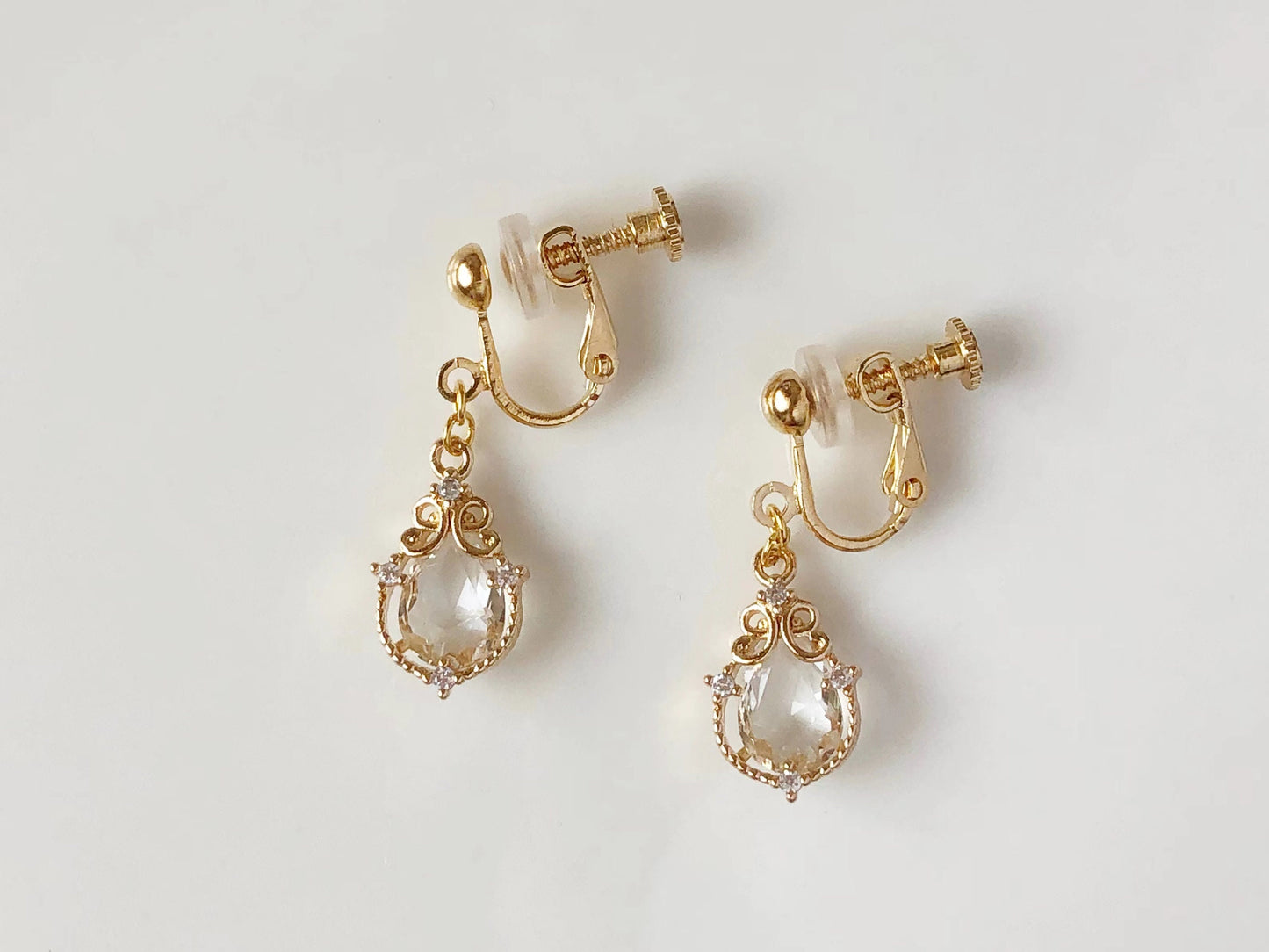 Dainty Teardrop Earrings, Waterdrop Delicate dangle pendant, Gift for her