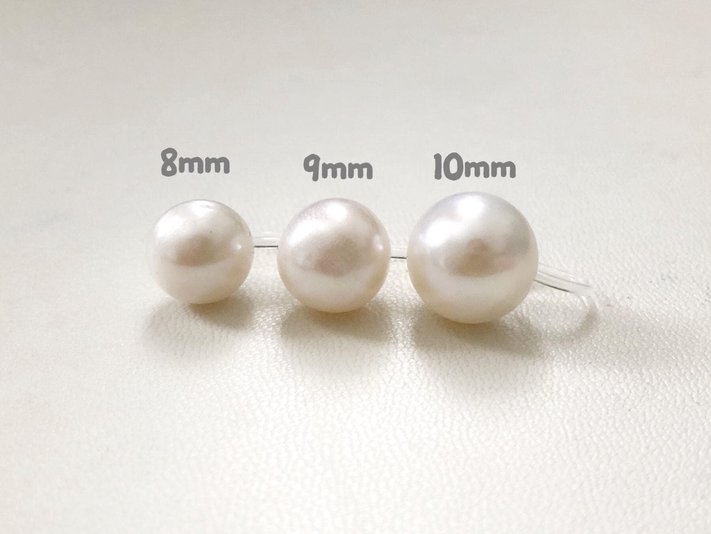 White freshwater pearl Clip on Earrings, non-pierced earrings, Gift for her
