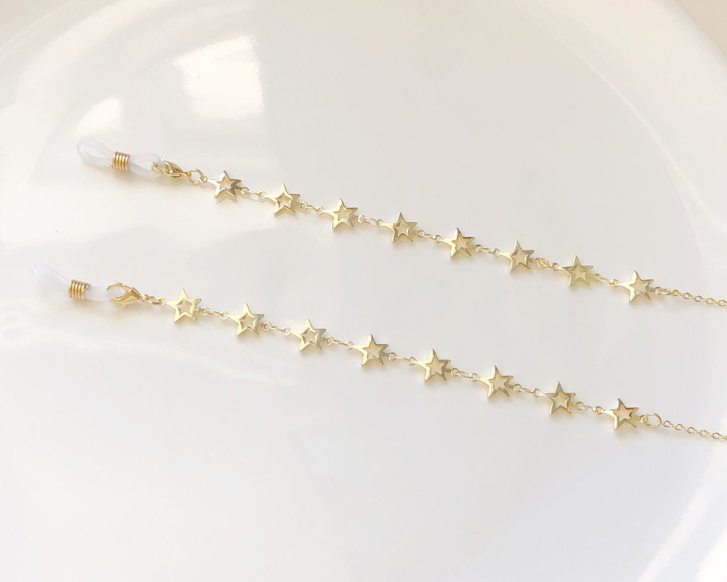 Dainty hollow out star glasses chain, Delicate sunglasses chain, Travel essential, gift for mother, Valentines Gift for her, Lanyard